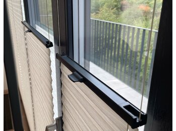 Plissé montáž na rám